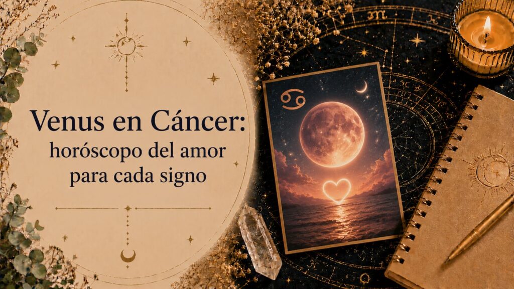 Venus en Cáncer: horóscopo del amor para cada signo