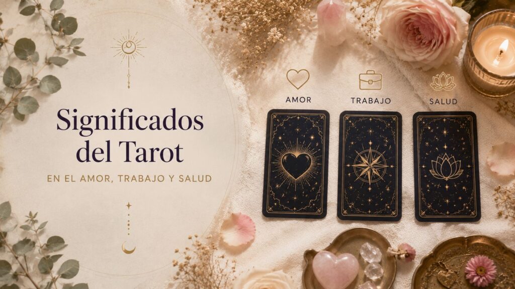 Significados del Tarot en el amor, trabajo y salud